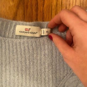 Womens vineyard vines light blue sweater
